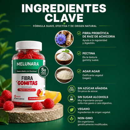 Melunara® Gomitas De Fibra