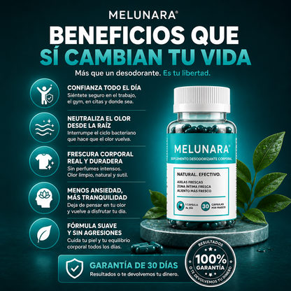Melunara® Eliminador Corporal De Mal Olor