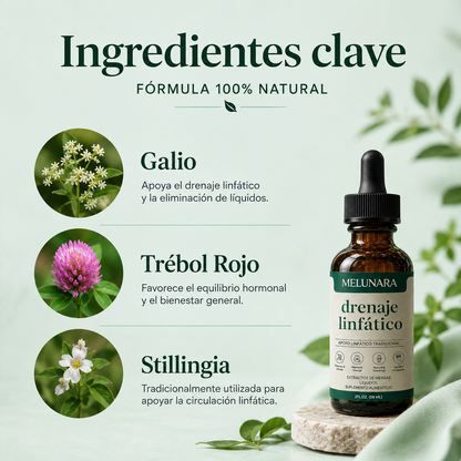 Melunara | Gotas de Bienestar para Drenaje Linfático