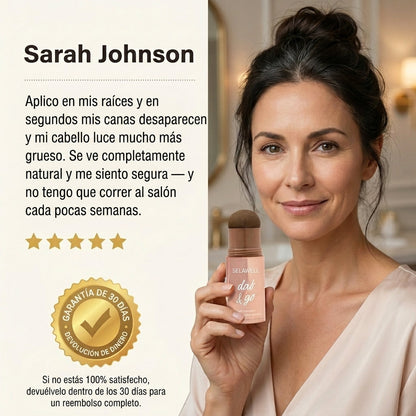 MELUNARA Dab & Go — Corrector capilar que cubre las canas y las raíces en 10 segundos